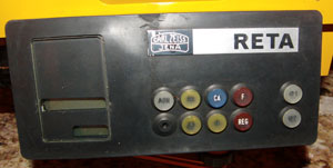 Bedienfeld des RETA